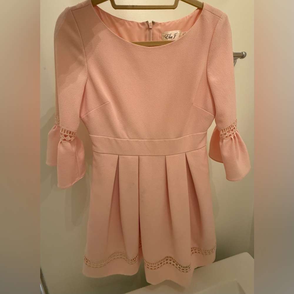Eliza J pink knee length dress.